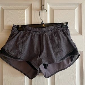 Lululemon purple patterned shorts